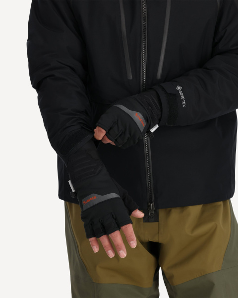 Перчатки Simms Windstopper Half-Finger Glove (; S(18-20); Black)